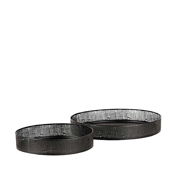 Dekoschale aus Metall lackiert (zweiteilig) günstig online kaufen