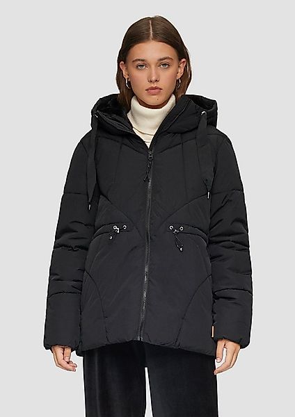 QS Winterjacke Outdoor-Jacke Wattierte Jacke mit verstellbarem Gummizug günstig online kaufen