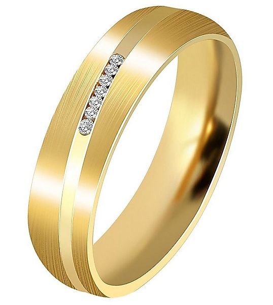 Adelia´s Fingerring Damen Ring aus Edelstahl mit Strass Steinchen günstig online kaufen