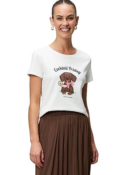 Zero Kurzarmshirt zero Shirt mit Dackelprint (1-tlg) weiteres Detail günstig online kaufen