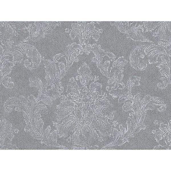Bricoflor Vintage Tapete mit Ornament Graue Vliestapete mit Barock Muster i günstig online kaufen