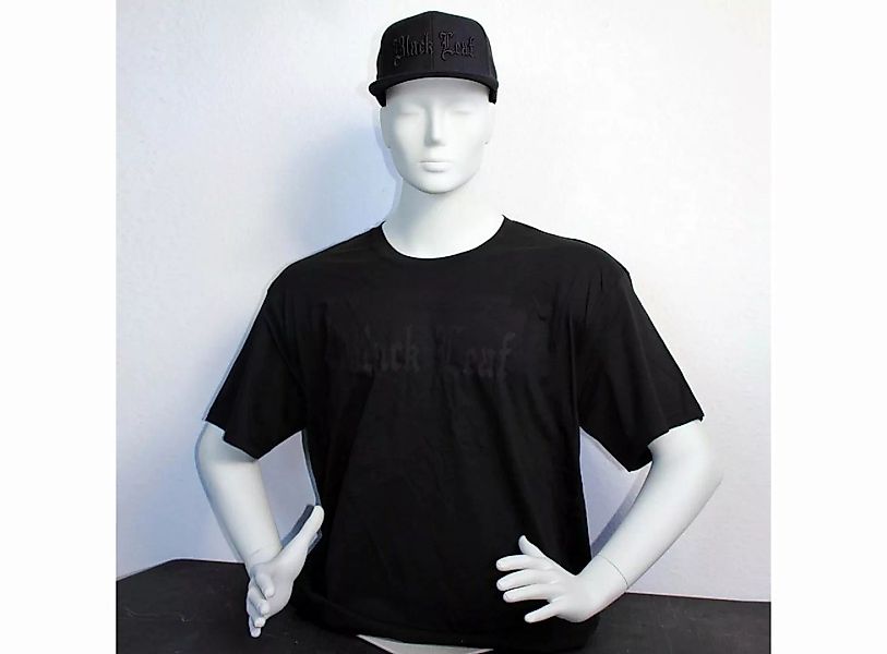 Black Leaf Print-Shirt Oversize Shirt mit Logodruck Original Black Leaf®-Lo günstig online kaufen
