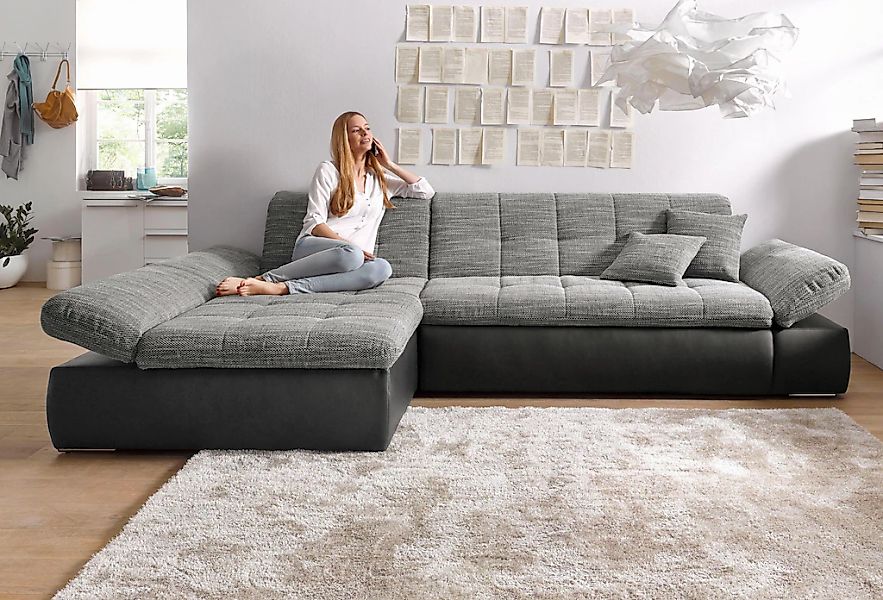 DOMO collection Ecksofa "Moric, L-Form, XXL-Sofa - Breite 300cm, viel Platz günstig online kaufen