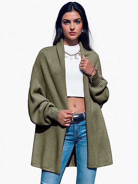 Imily Bela Cardigan Damen Lange Strickjacken mit Fledermausärmeln (Packung, günstig online kaufen