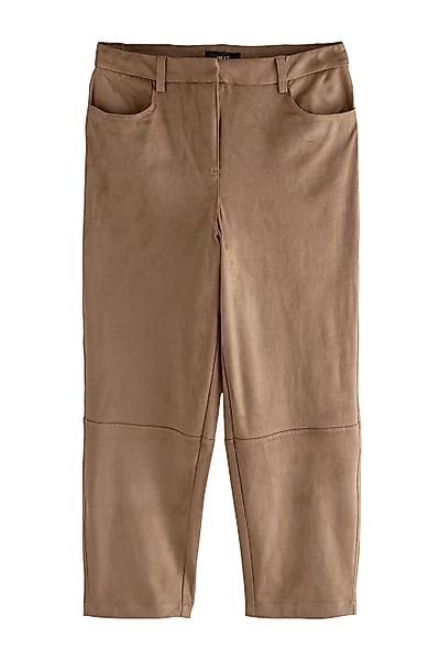 Next Lederimitathose Hose mit Barrel-Bein aus günstig online kaufen