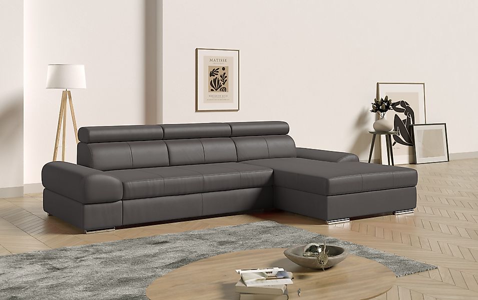 sit&more Ecksofa Broadway L-Form, inklusive Kopfteilverstellung, günstig online kaufen