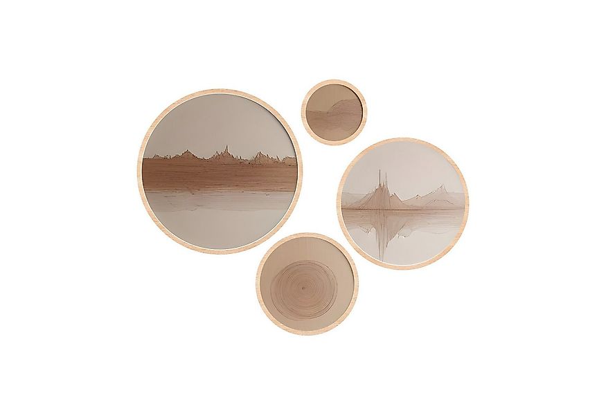 Wallity Leinwandbild 100% SOLID WOOD (Thickness: 1,5 cm), 45 x 45 cm (1 Pie günstig online kaufen