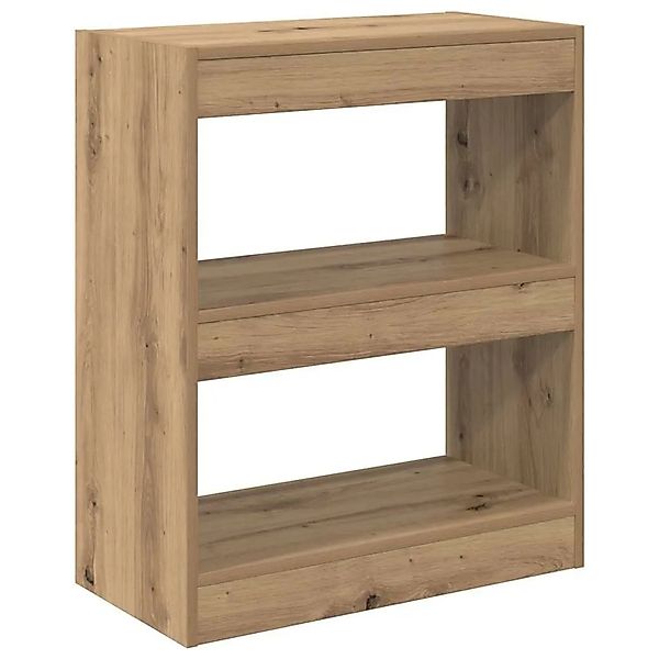vidaXL Bücherregal Artisan-Eiche 60 x 30 x 72 cm Holzwerkstoff 880457 günstig online kaufen