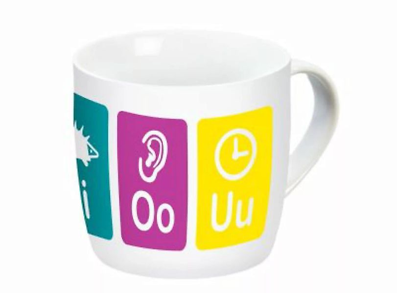 Geda Labels Tasse Anlauttabelle 300ml Tassen bunt günstig online kaufen