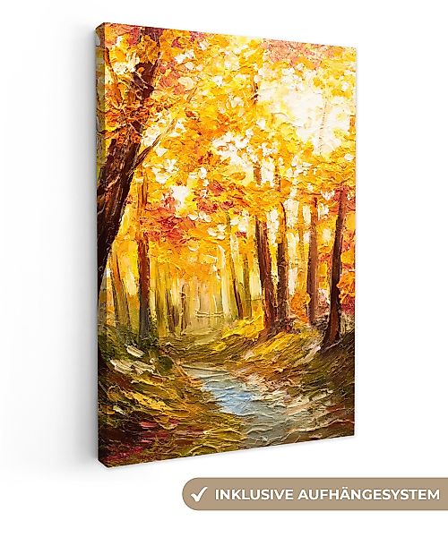OneMillionCanvasses® Leinwandbild Kunstdrucke - Herbst - günstig online kaufen