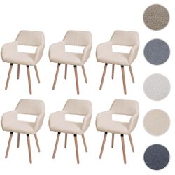 MCW Esszimmerstuhl MCW-A50-II-6-B (6er), Mit höhenverstellbaren günstig online kaufen