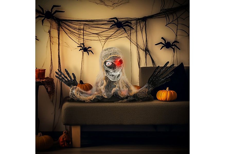 HOMCOM Dekofigur Krabbelnde Halloween Mumie (Halloween-Dekoration für drauß günstig online kaufen