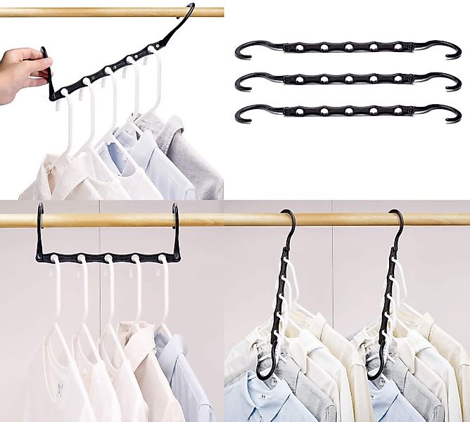 House Day Mehrfach-Kleiderbügel platzsparende Kleiderbügel, Garderobe günstig online kaufen