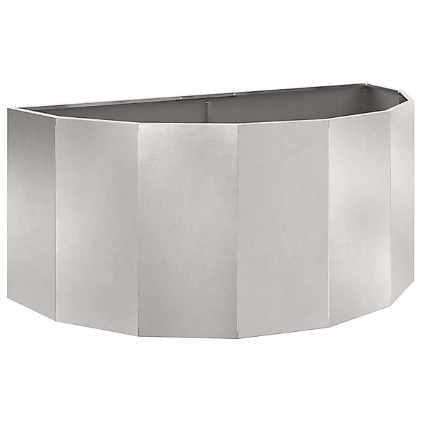 vidaXL Pflanzkübel Silber 120 x 60 x 50 cm Edelstahl 883707 günstig online kaufen
