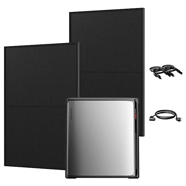 ECOFLOW STREAM Ultra X mit 2× JA Solar 500 W Glas-Glas Full Black Balkonkra günstig online kaufen