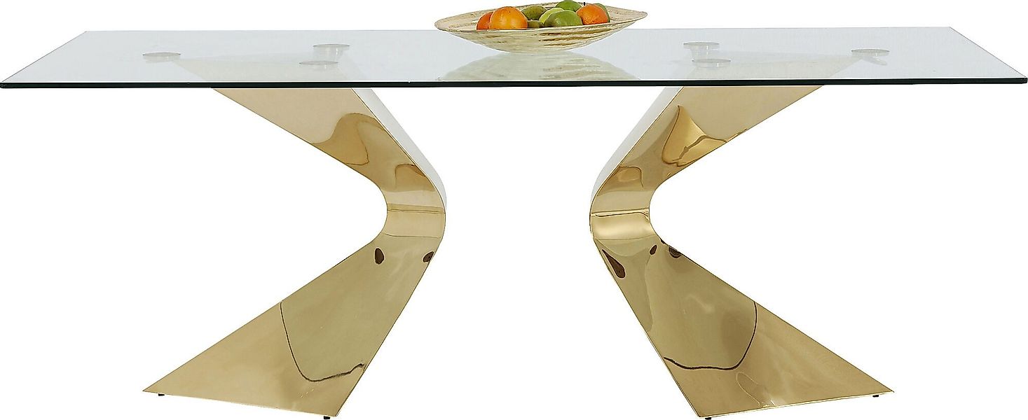 Kare Design Esstisch Tisch Gloria Gold günstig online kaufen