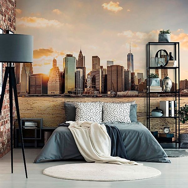 living walls Fototapete »New York City Manhattan Skyline«, Motiv-abstrakt-n günstig online kaufen