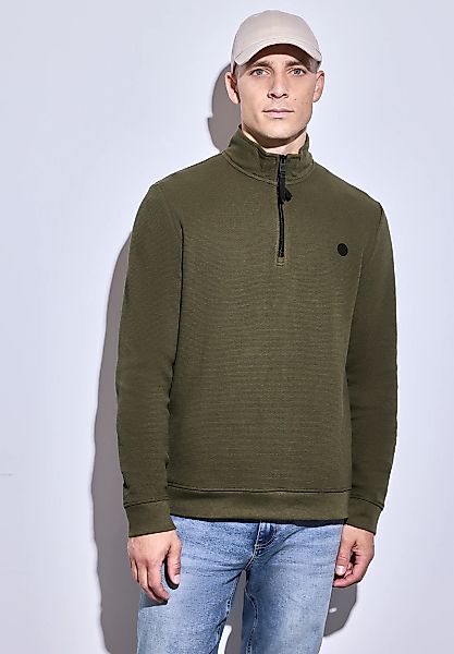STREET ONE MEN Sweatshirt, aus reiner Baumwolle günstig online kaufen