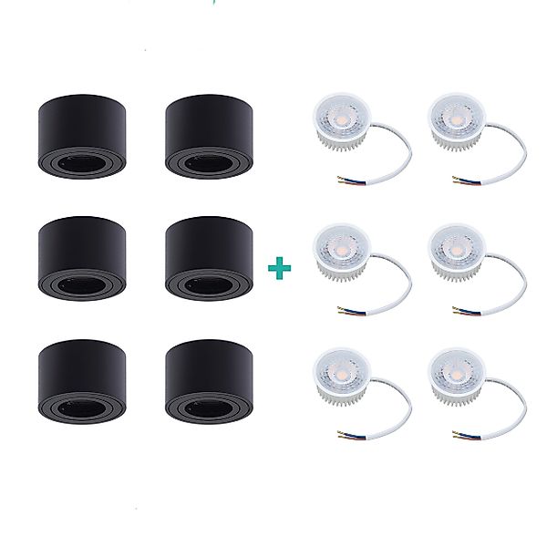 Oktaplex lighting LED Deckenstrahler 6er Set günstig online kaufen