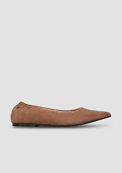 s.Oliver Ballerinas Ballerina Ballerinas aus Veloursleder günstig online kaufen