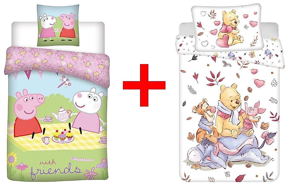 Jerry Fabrics Kinderbettwäsche Kinderbettwäsche Peppa Wutz günstig online kaufen