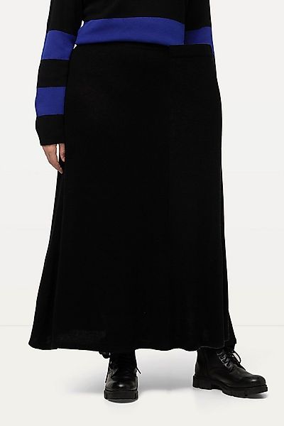 Ulla Popken Schlupfrock Strick-Midirock A-Linie Elastikbund günstig online kaufen