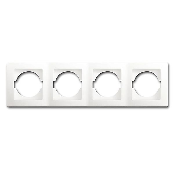 TEM EKONOMIK 4-Fach UP Rahmen Horizontal Weiß günstig online kaufen