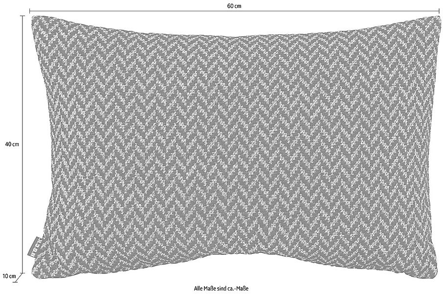 H.O.C.K. Dekokissen "Zircono" mit Ethnomuster, Kissenhülle mit Füllung, 1 S günstig online kaufen