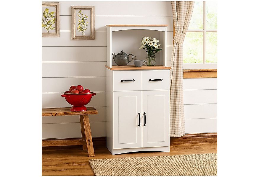 HTI-Living Midischrank Küchenschrank Landhausstil Weiß (Stück, 1-St., 1 Küc günstig online kaufen