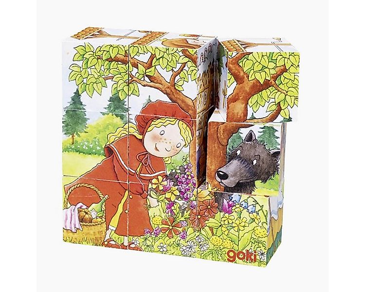 goki Würfelpuzzle Würfelpuzzle Märchen, 9 Puzzleteile günstig online kaufen
