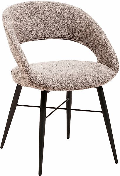 OMG Design Esszimmerstuhl "Marley" (Set) 1 Stk.mit modernem Cut-Out, Bouclé günstig online kaufen