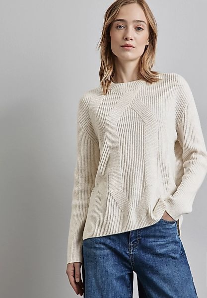 STREET ONE Strickpullover, mit markantem Strukturmuster günstig online kaufen