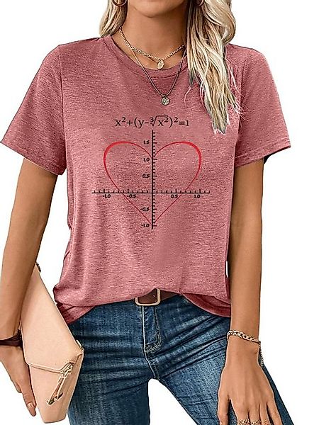 PYL Rundhalsshirt Damen Sommer Casual bequemes t shirt mit Ausgefallene Pri günstig online kaufen