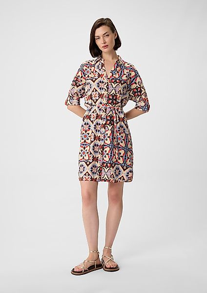 comma casual identity Minikleid Kurzes Hemdblusenkleid günstig online kaufen