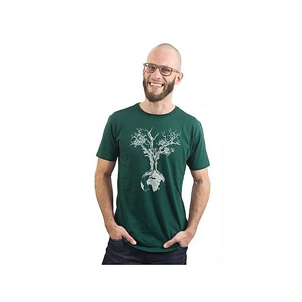 Life-Tree Rundhalsshirt Rundhals T-Shirt ’für Herren in grün’ (1-tlg., kein günstig online kaufen