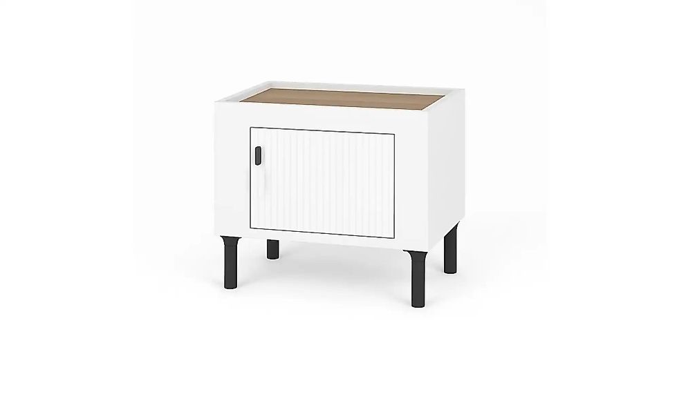 Nachtkommode   ¦ weiß ¦ Maße (cm): B: 48 H: 47 Tische > Nachttische - Höffn günstig online kaufen