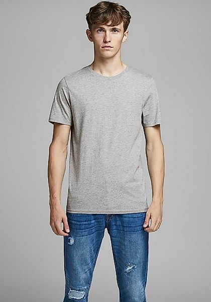 Jack & Jones Rundhalsshirt JJEORGANIC MELANGE TEE SS O-NECK NOOS in Melange günstig online kaufen