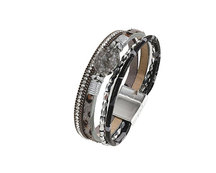 KARMA Lederarmband Damenarmband Wickelarmband Damen Magnetverschluss (Gesch günstig online kaufen