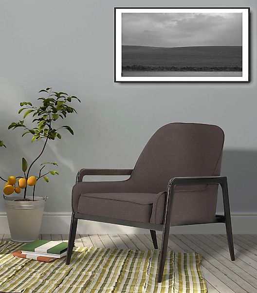 Home affaire Sessel "Braga" wahlweise mit Gestell aus Eiche in dunkel oder günstig online kaufen