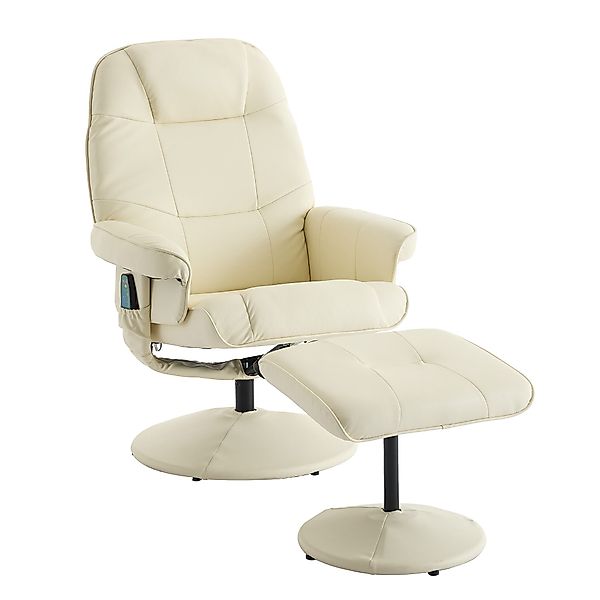 Massagesessel mit Liegefunktion, Relax-Fernsehsessel aus PU-Stoff, 360° Dre günstig online kaufen