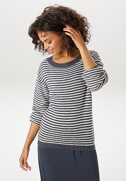 Aniston CASUAL Strickpullover im maritimen Ringel-Dessin - NEUE KOLLEKTION günstig online kaufen