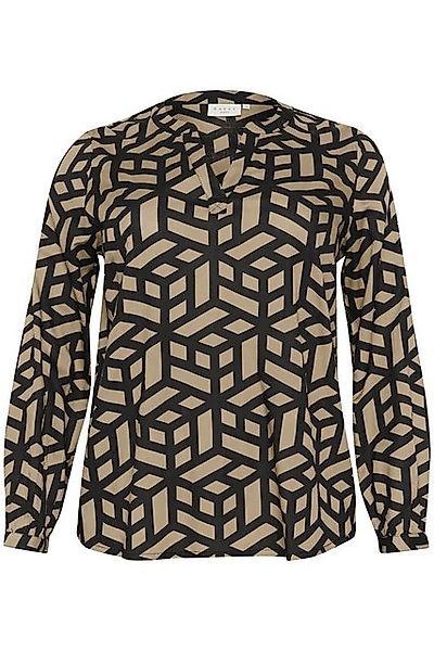 KAFFE Curve Langarmbluse Langarm-Bluse KCjalu Große günstig online kaufen