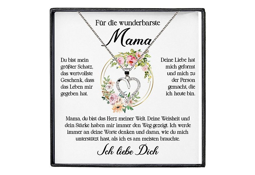 22Feels Schmuckset Wunderbarste Mama Geschenk Kette Muttertag Frauen Schmuc günstig online kaufen