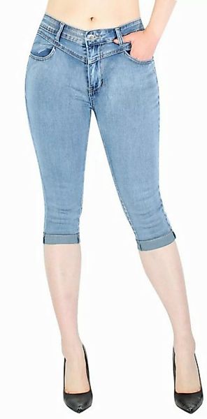 dy_mode 3/4-Jeans Damen Capri Jeans 3/4 Jeanshose Skinny Fit Stretchjeans P günstig online kaufen