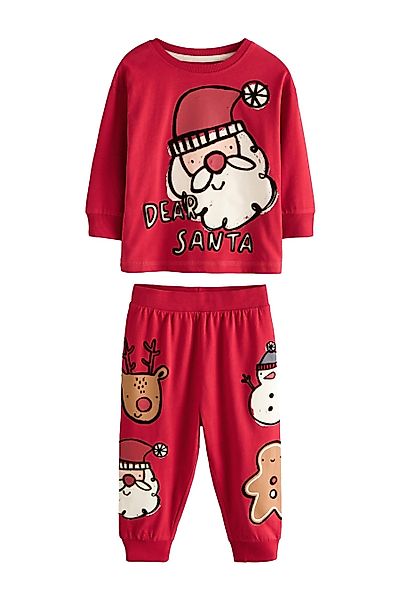 Next Pyjama Weihnachtlicher Schlafanzug aus 100 % günstig online kaufen