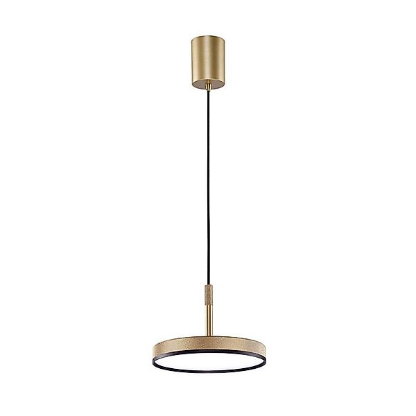 LED-Pendellampe Don, goldfarben, Ø 20 cm, Metall günstig online kaufen