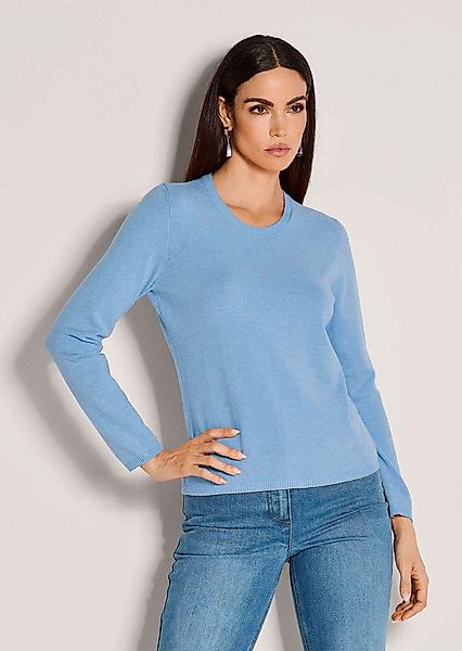MADELEINE Strickpullover Leichtes Feinstrick-Oberteil mir Rundhals Modernes günstig online kaufen