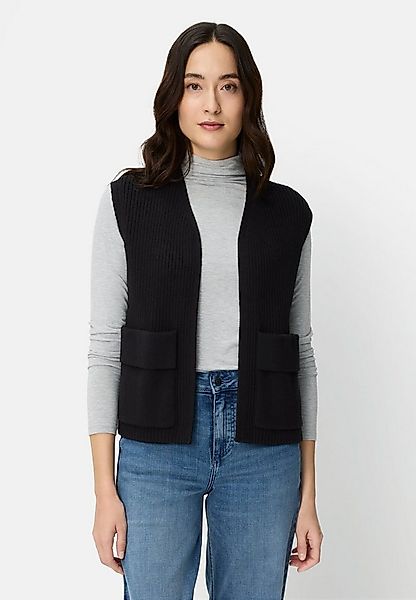camel active Strickweste Strickweste mit Taschen ärmellos günstig online kaufen