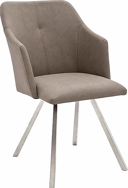 MCA furniture Esszimmerstuhl »Madita 4 Fuß Stuhl B-eckig« (Set) 2 Stk. Velo günstig online kaufen