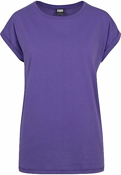 URBAN CLASSICS Kurzarmshirt "Urban Classics Damen Ladies Extended Shoulder günstig online kaufen